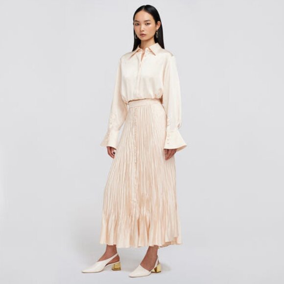 NWT SIMKHAI Dulce Skirt - BLUSH / 2 - Picture 6 of 15